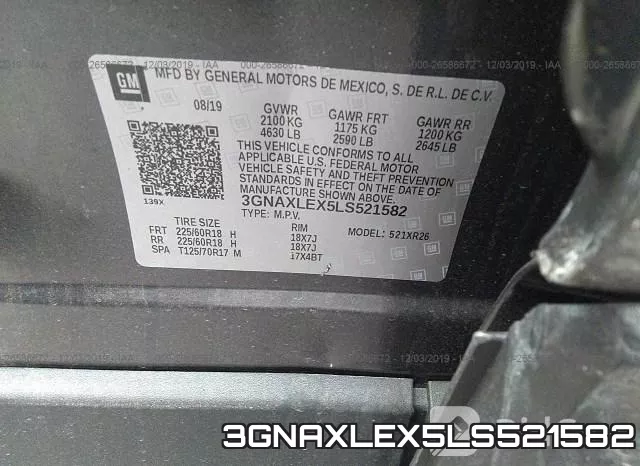 3GNAXLEX5LS521582 фото 10