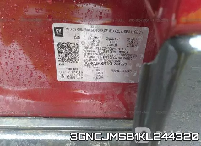 3GNCJMSB1KL244320 фото 10