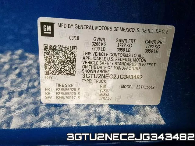 3GTU2NEC2JG343482 фото 2