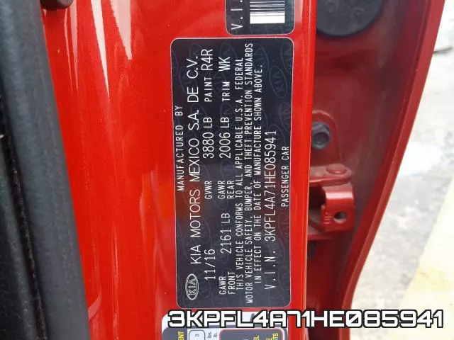 3KPFL4A71HE085941 фото 2