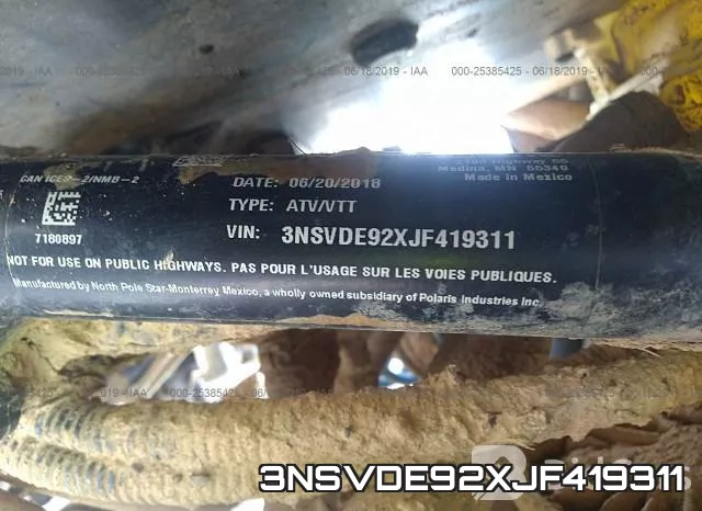 3NSVDE92XJF419311 фото 2