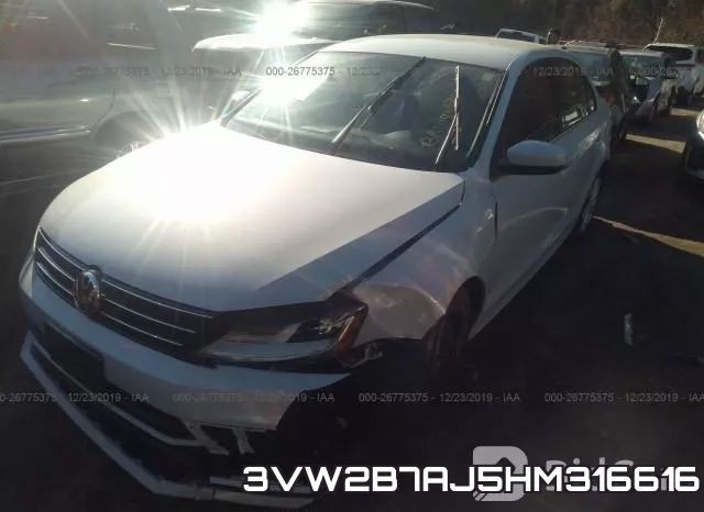 3VW2B7AJ5HM316616 фото 3