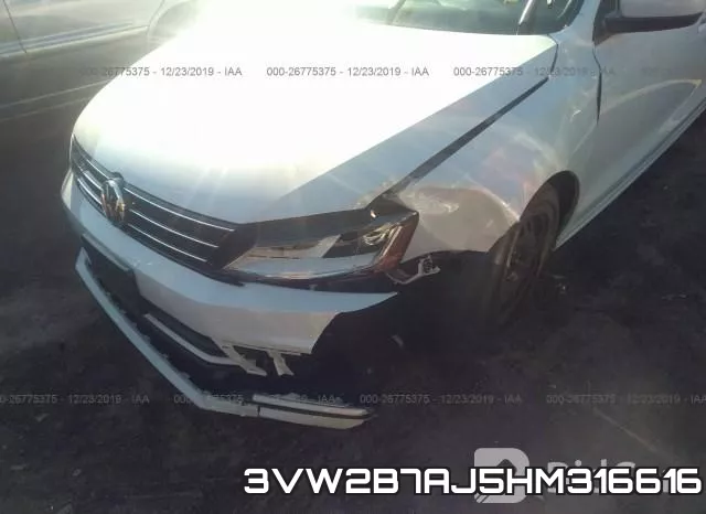 3VW2B7AJ5HM316616 фото 7