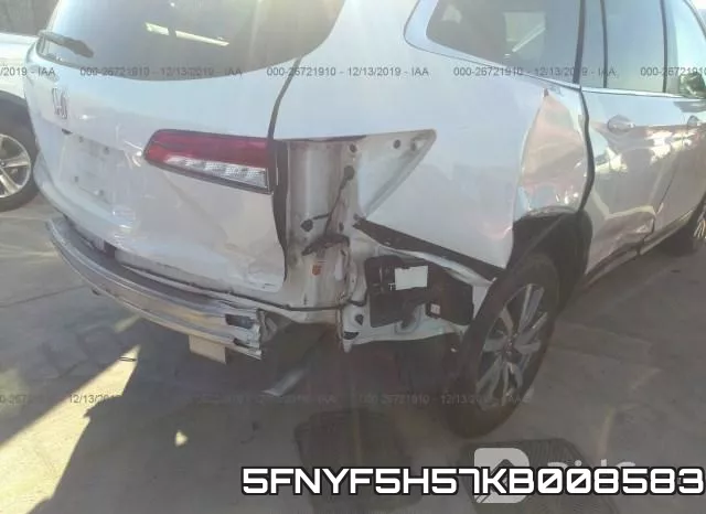 5FNYF5H57KB008583 фото 6