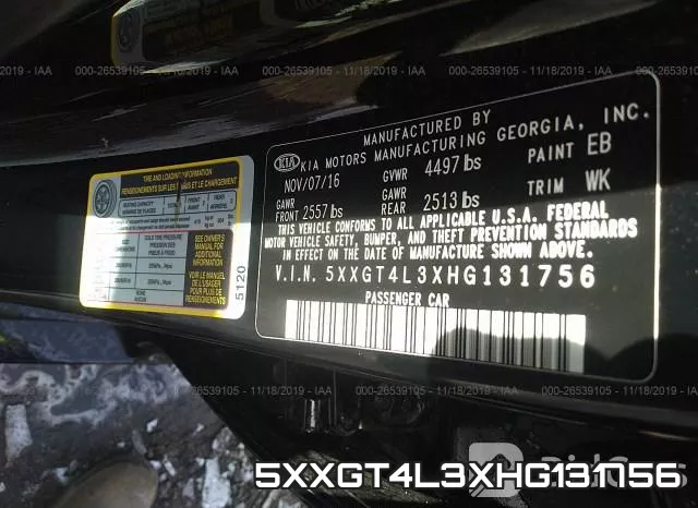 5XXGT4L3XHG131756 фото 9