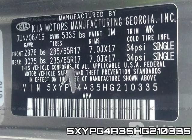 5XYPG4A35HG210335 фото 9