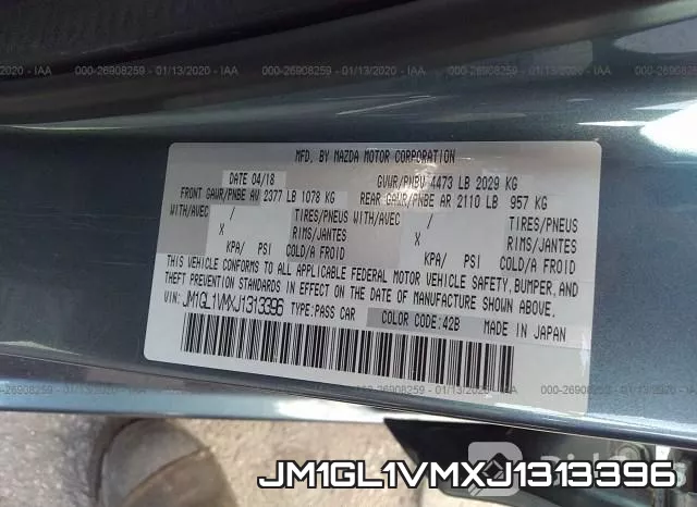 JM1GL1VMXJ1313396 фото 9