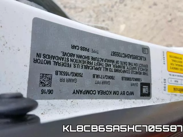 KL8CB6SA5HC705587 фото 2