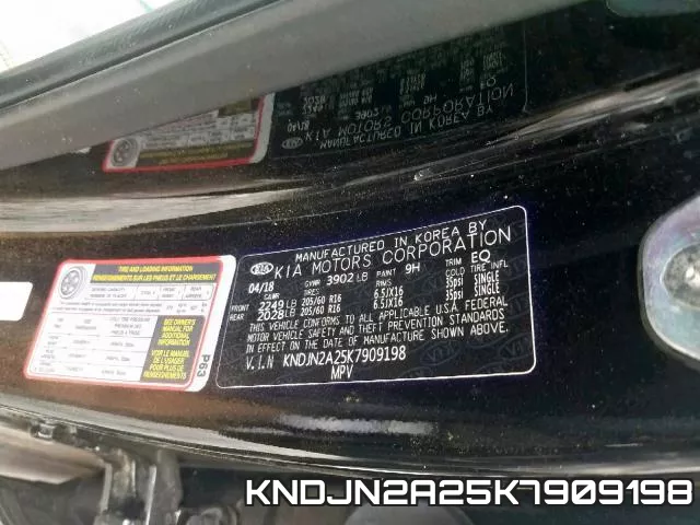 KNDJN2A25K7909198 фото 2