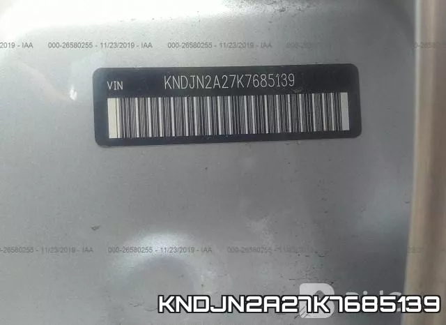 KNDJN2A27K7685139 фото 8