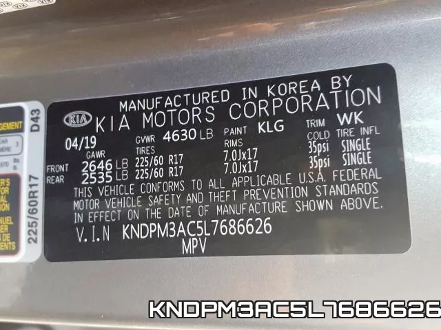 KNDPM3AC5L7686626 фото 2