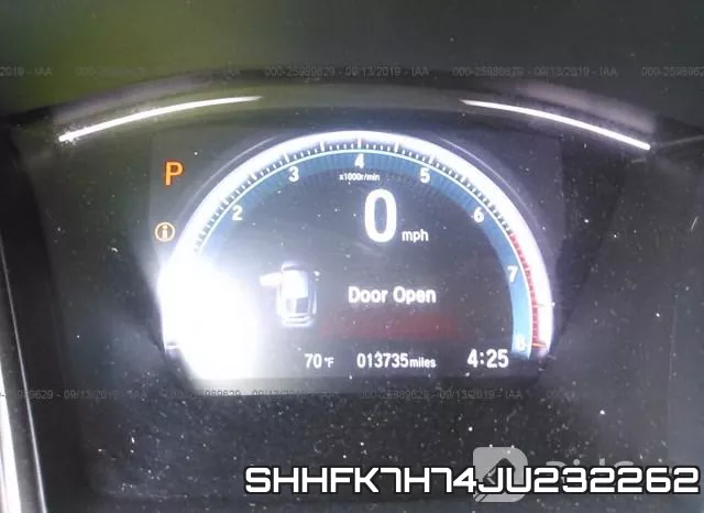 SHHFK7H74JU232262 фото 7