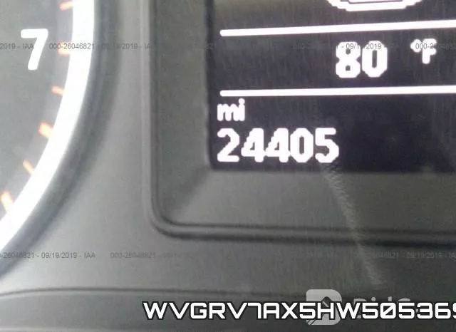 WVGRV7AX5HW505369 фото 8