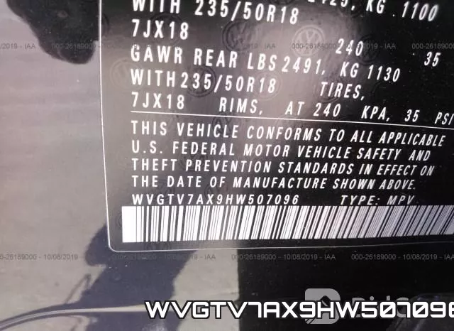 WVGTV7AX9HW507096 фото 10