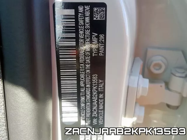 ZACNJAAB2KPK13583 фото 2