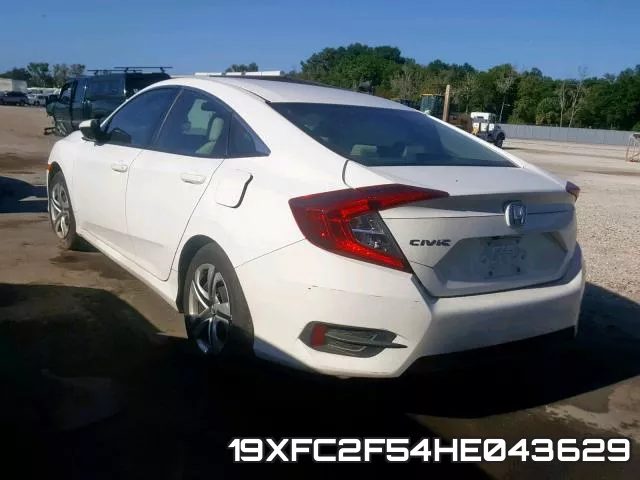 19XFC2F54HE043629 фото 3