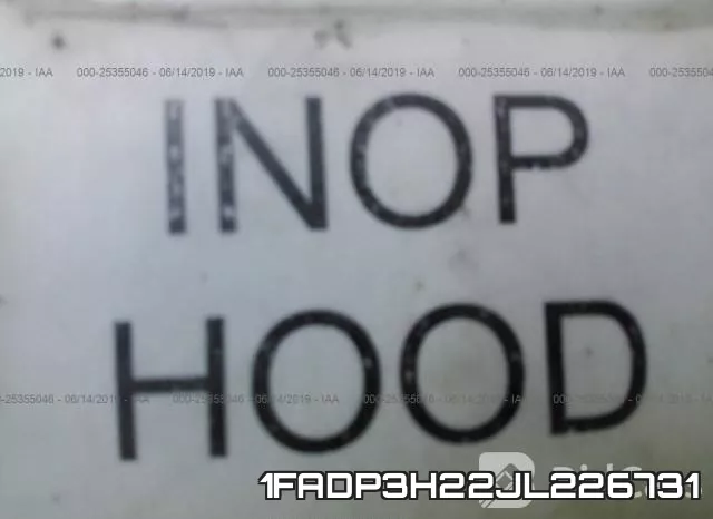 1FADP3H22JL226731 фото 2