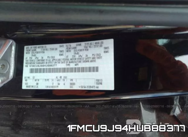 1FMCU9J94HUB88377 фото 10
