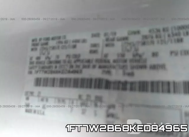 1FT7W2B68KED84965 фото 7