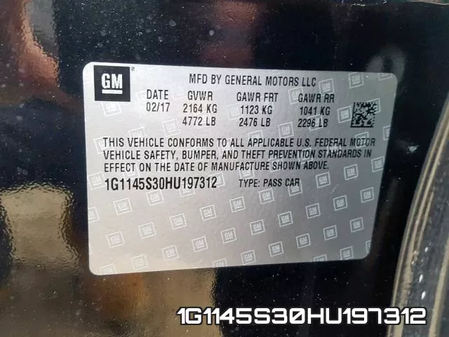 1G1145S30HU197312 фото 2