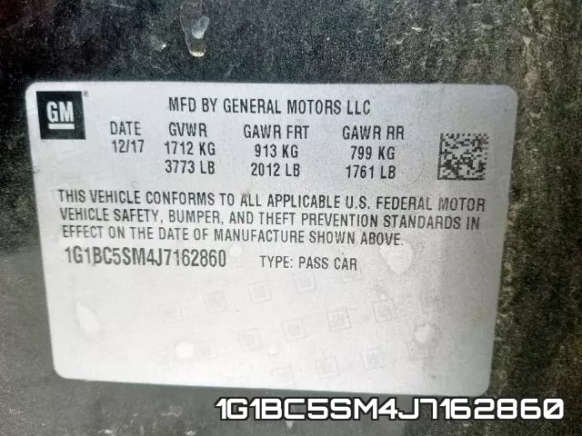 1G1BC5SM4J7162860 фото 2