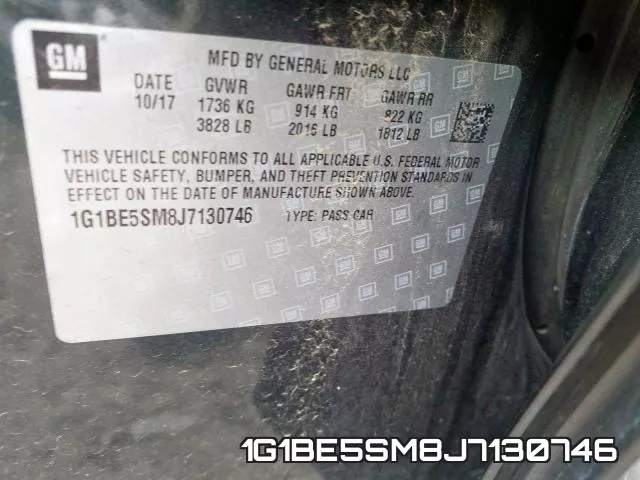 1G1BE5SM8J7130746 фото 2