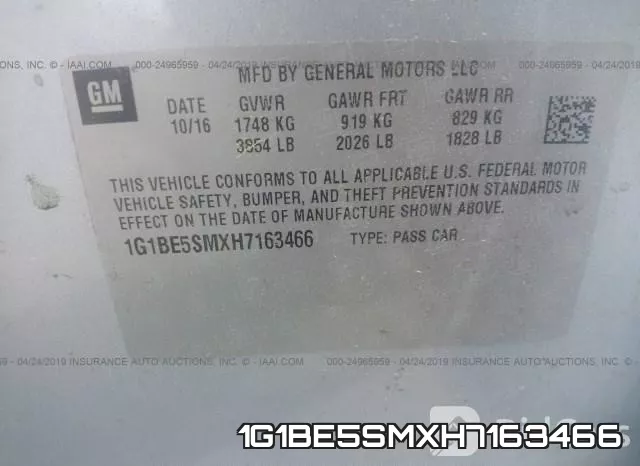 1G1BE5SMXH7163466 фото 10