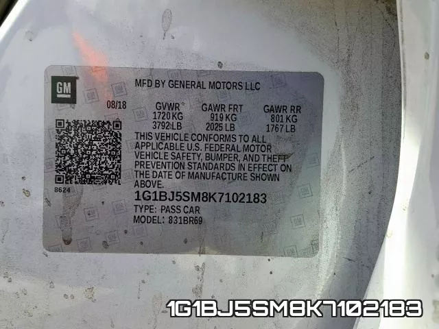 1G1BJ5SM8K7102183 фото 2