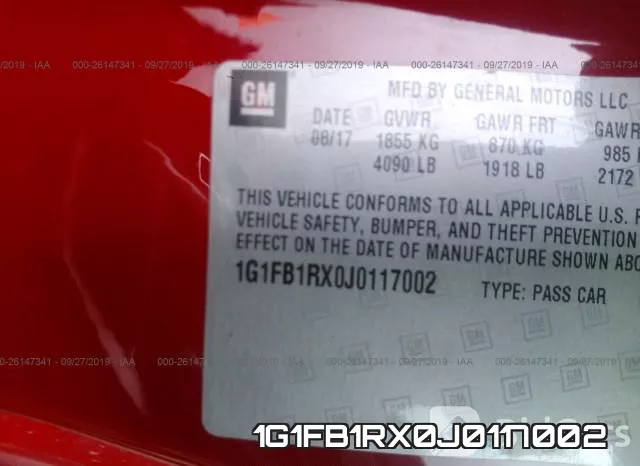 1G1FB1RX0J0117002 фото 10