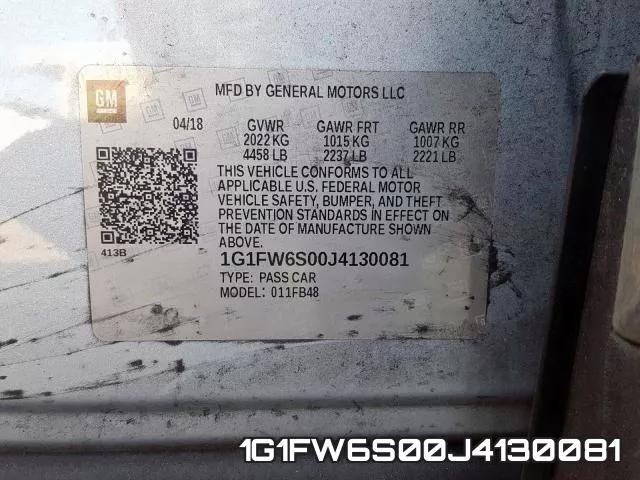 1G1FW6S00J4130081 фото 2