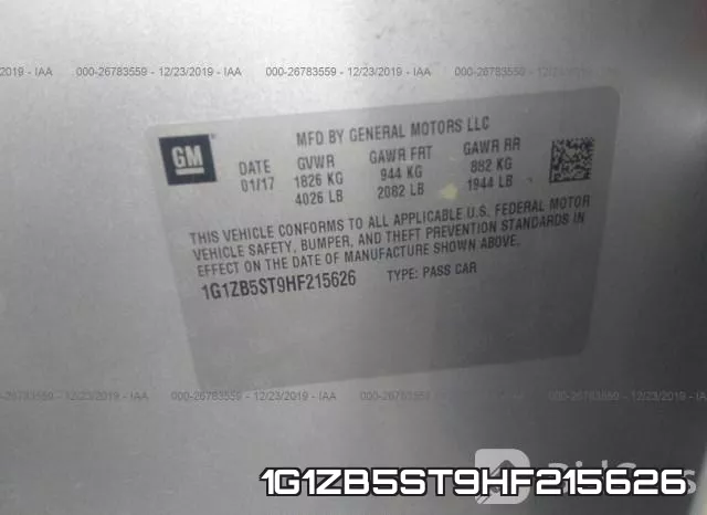 1G1ZB5ST9HF215626 фото 9