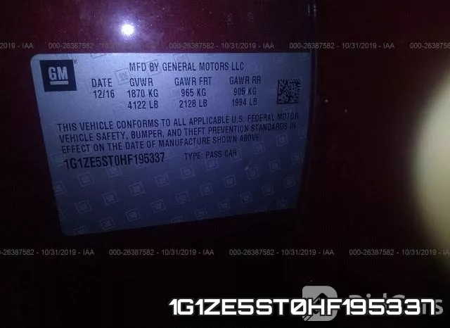 1G1ZE5ST0HF195337 фото 8