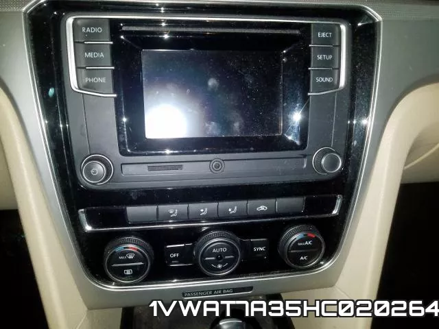 1VWAT7A35HC020264 фото 9