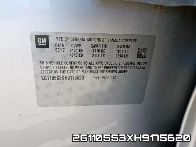 2G1105S3XH9175620 фото 2
