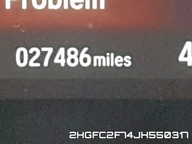 2HGFC2F74JH550317 фото 9