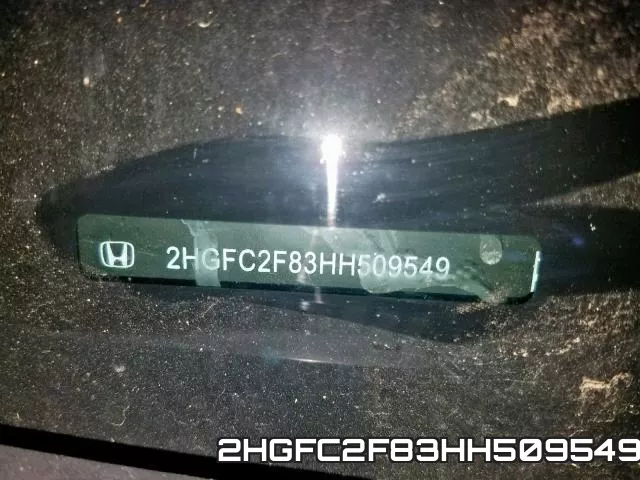 2HGFC2F83HH509549 фото 2