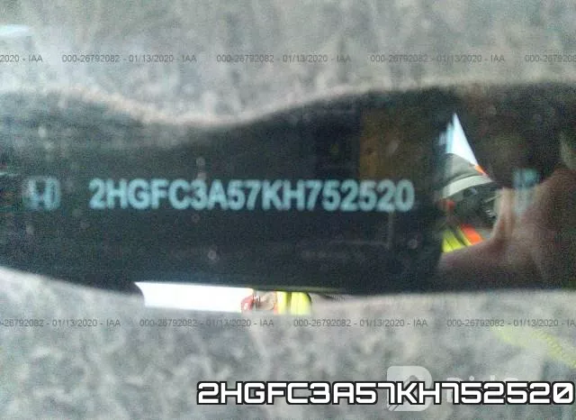 2HGFC3A57KH752520 фото 7