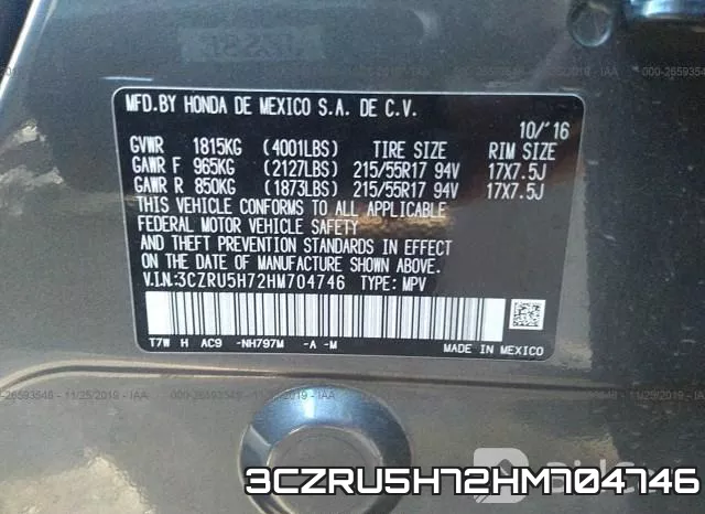 3CZRU5H72HM704746 фото 10
