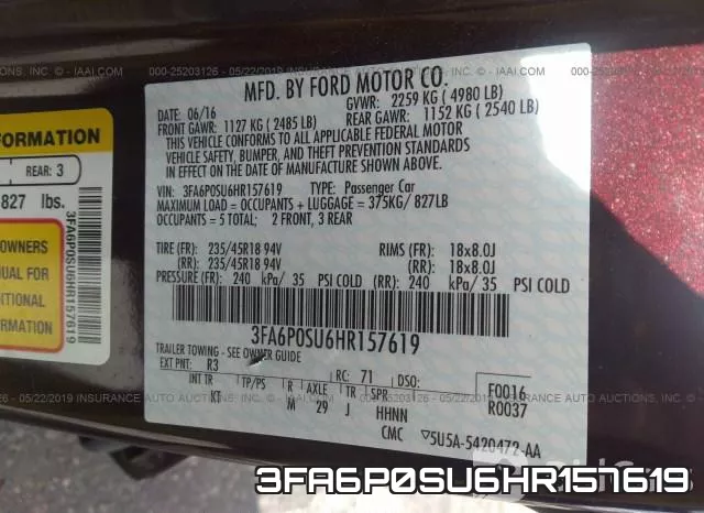 3FA6P0SU6HR157619 фото 10