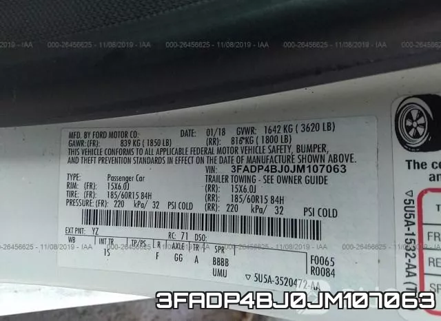 3FADP4BJ0JM107063 фото 10
