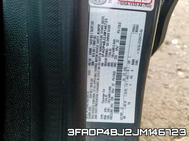 3FADP4BJ2JM146723 фото 2