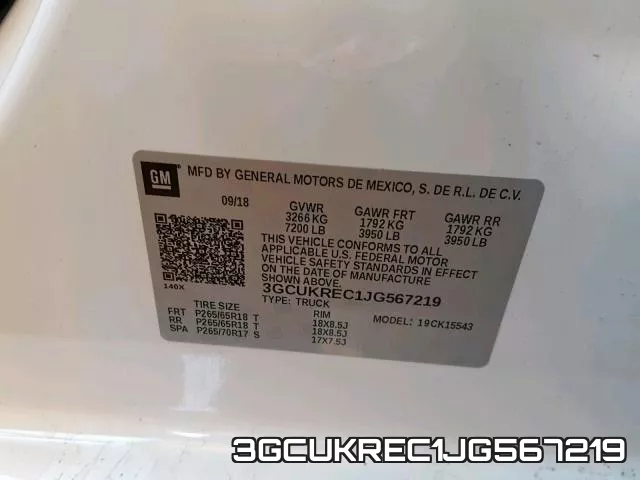 3GCUKREC1JG567219 фото 2