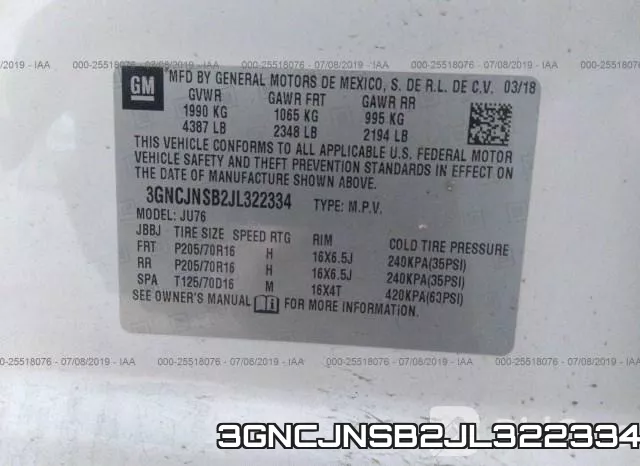 3GNCJNSB2JL322334 фото 10