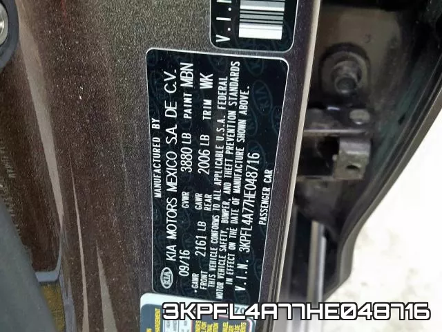 3KPFL4A77HE048716 фото 2