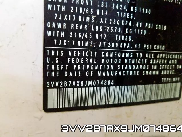 3VV2B7AX9JM074864 фото 2