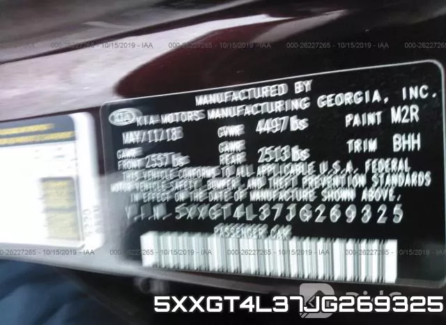 5XXGT4L37JG269325 фото 9