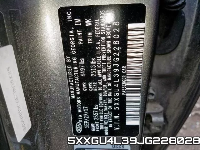 5XXGU4L39JG228028 фото 2