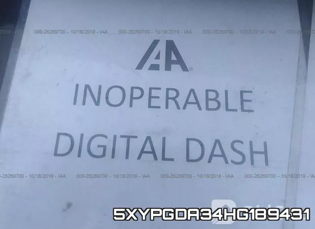 5XYPGDA34HG189431 фото 7