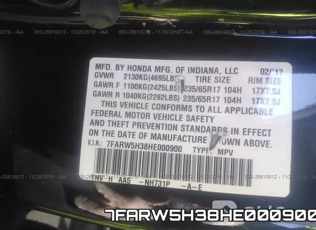 7FARW5H38HE000900 фото 10