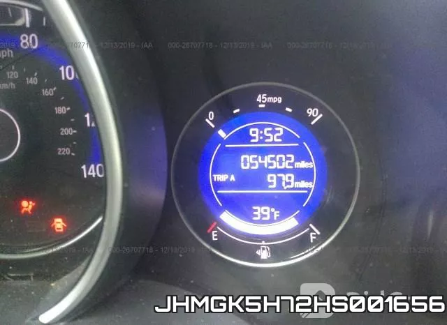 JHMGK5H72HS001656 фото 7